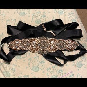 Beautiful embellished belt.
